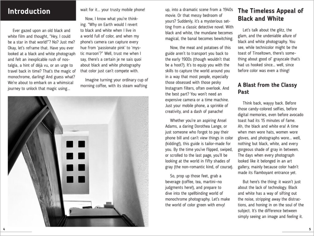 Capturing Moments in Monochrome: A Guide to Black and White Photography with Mobile Phones