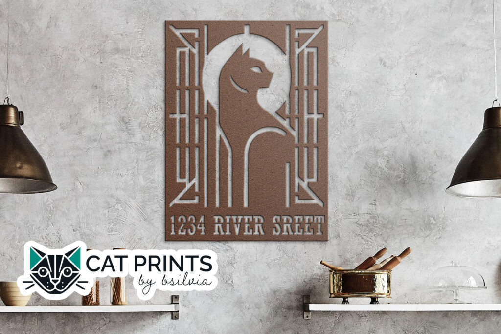 Feline Fancy: Purrfectly Pawsome Custom Metal Sign - Tailor-Made with Your Purrsonalized Touch!