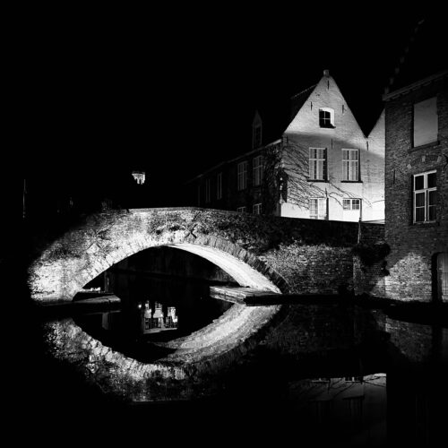 Bruges at night