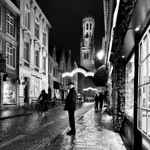 Bruges at night