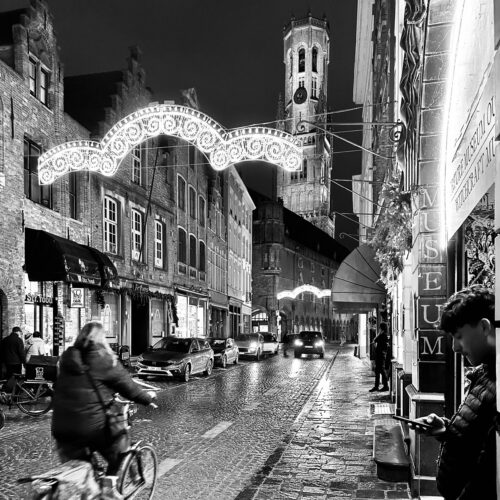 Bruges at night