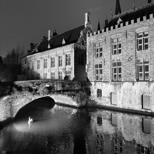 Bruges at night