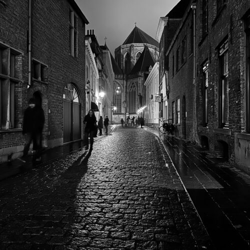 Bruges at night
