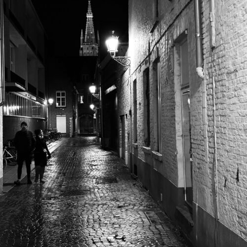 Bruges at night