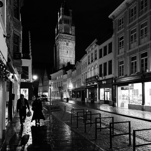 Bruges at night