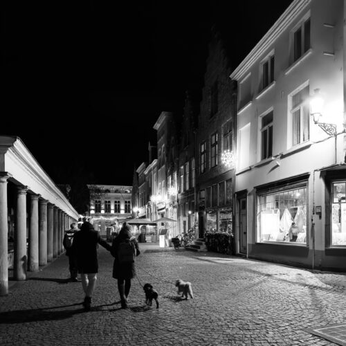 Bruges at night