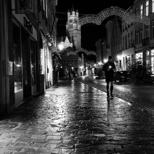 Bruges at night