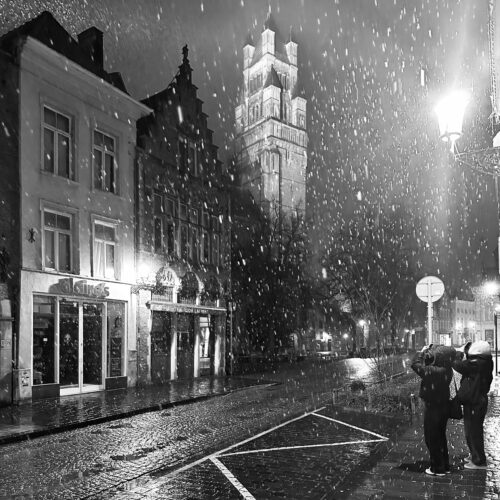 Bruges at night